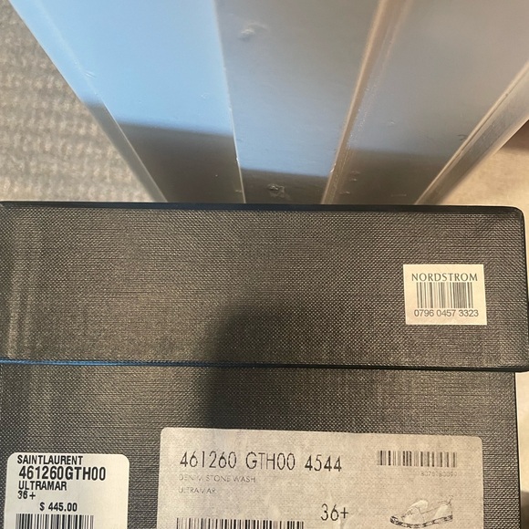 Saint Laurent Denim Espadrille - Picture 2 of 6